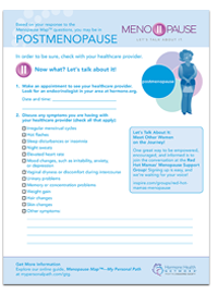 Lets Talk Postmenopause